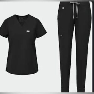 Figs black Zamora jogger scrub pant
